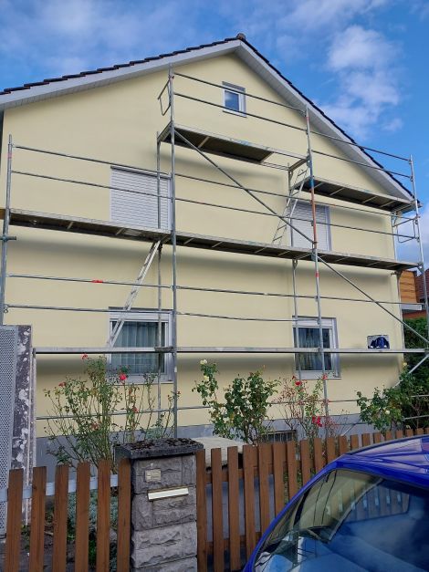 Außenfassade neu verputzt – Matthias Brummer, Niederbayern